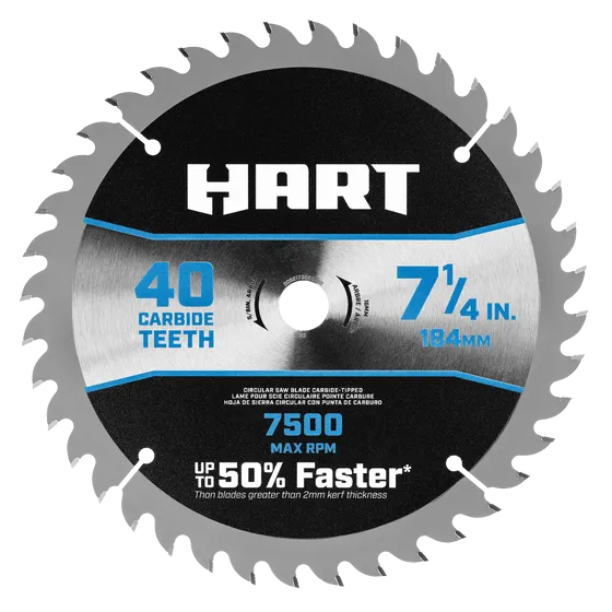 7-1/4" 40 Tooth Circular Saw Blade