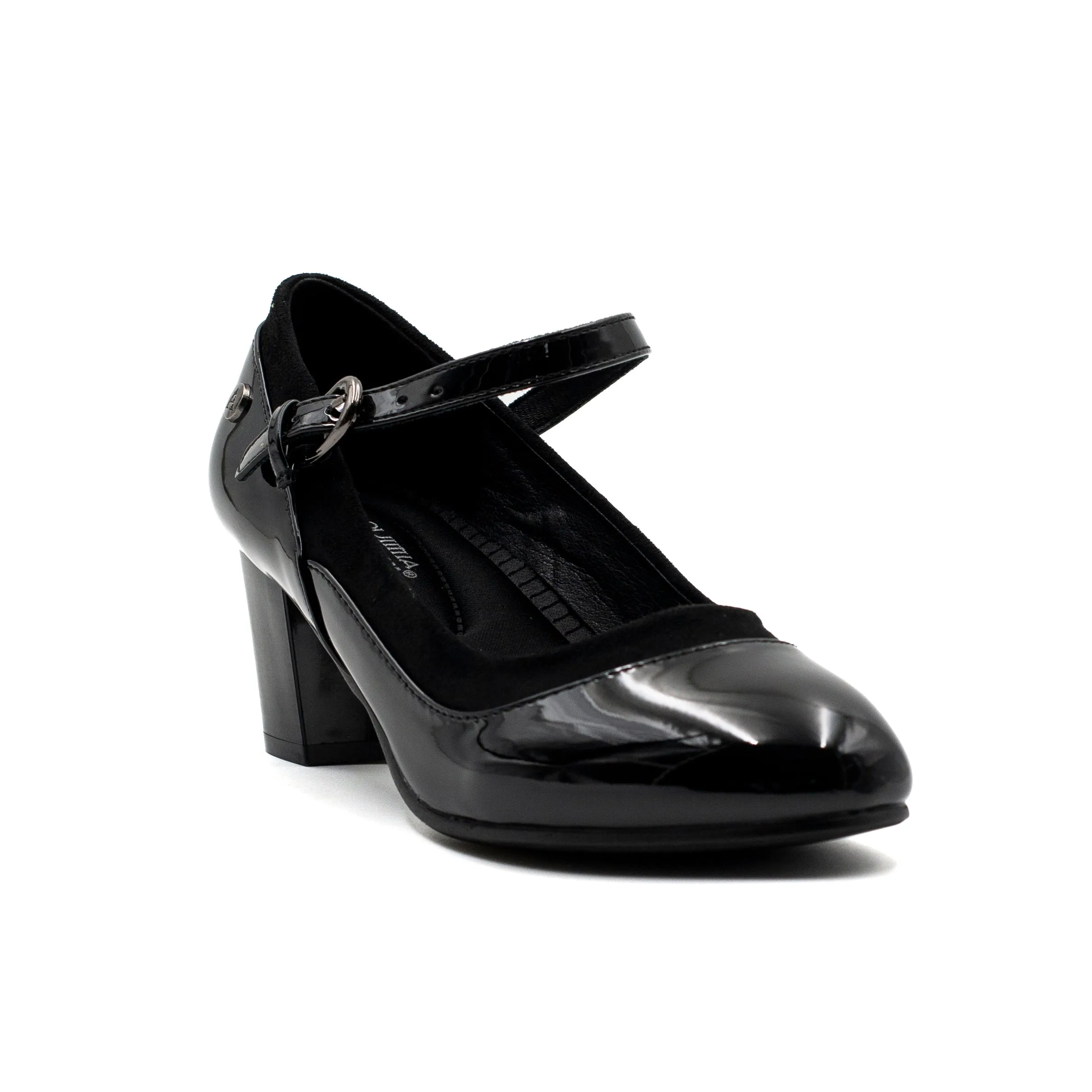 Alquimia Zapato vestir charol con taco