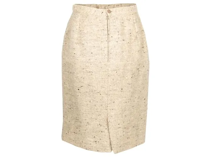 Autre Marque Conjunto de falda y chaqueta de lana Mimmina Beige 
