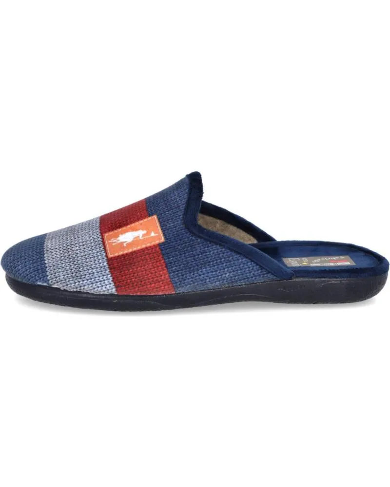 Calzado de casa L&R SHOES  de Hombre LR SHOES 60-C21 ZAPATILLAS DE CASA DE HOMBRE  AZUL