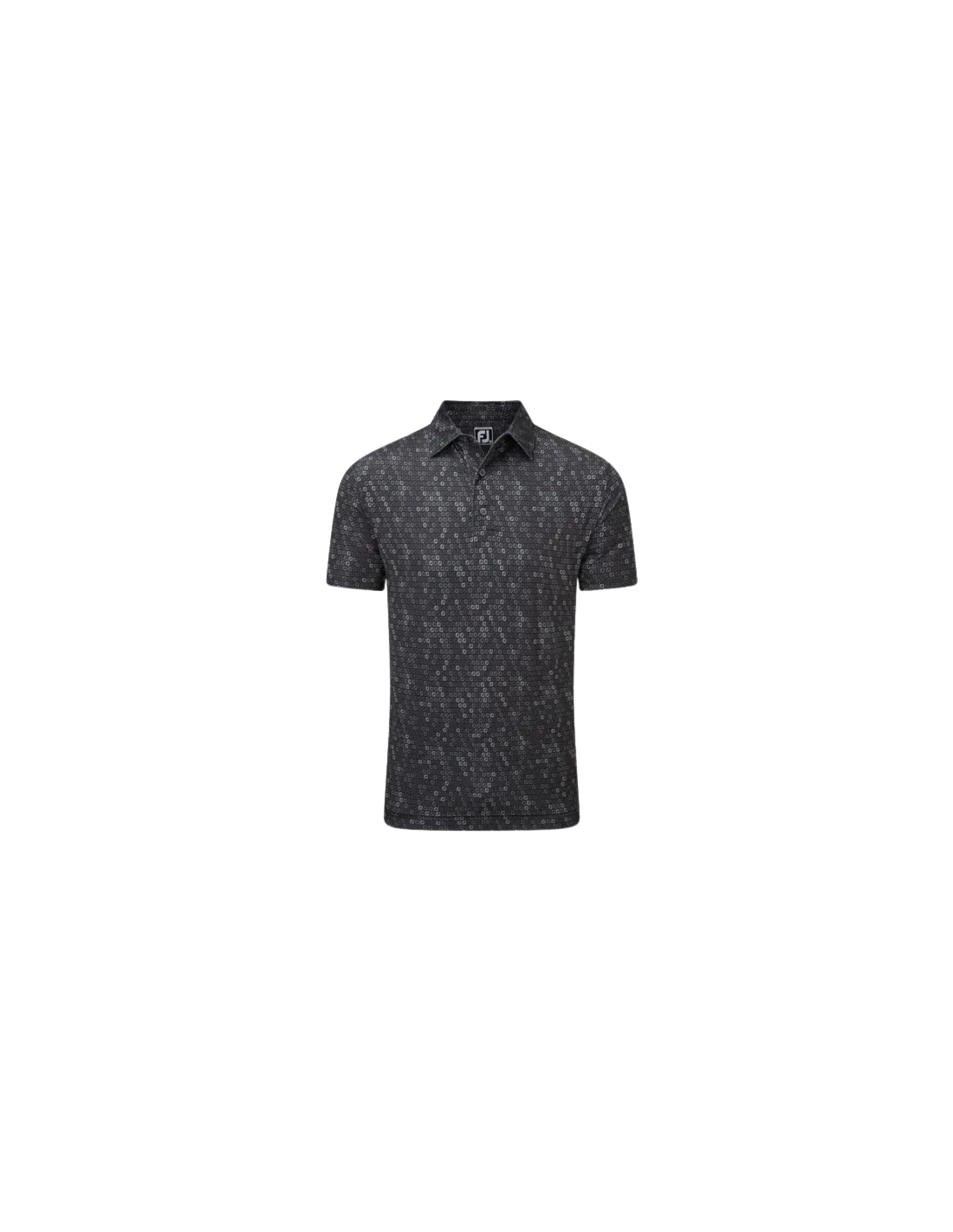 FOOTJOY DIGI CAMO PRNT LISLE BLACK - POLO HOMBRE