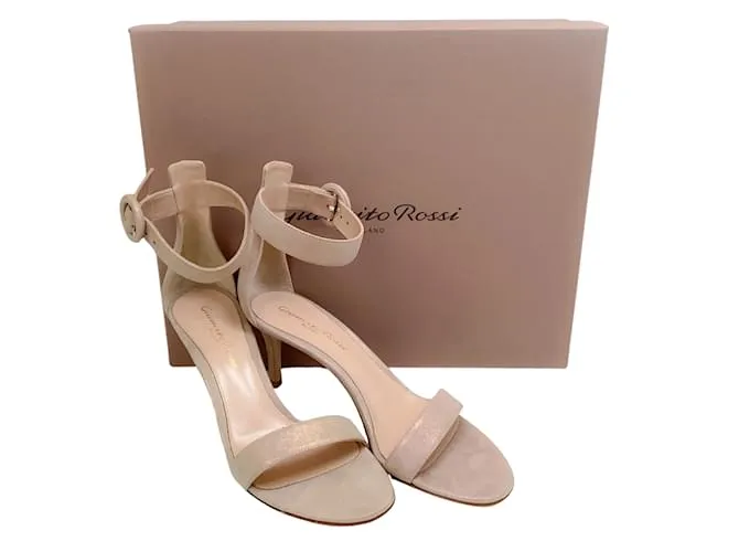 Gianvito Rossi Óleo Rosa Portofino 70 Sandalias 