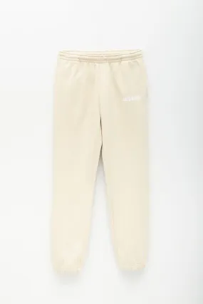 JACQUEMUS BEIGE MINI LOGO JOGGER PANT