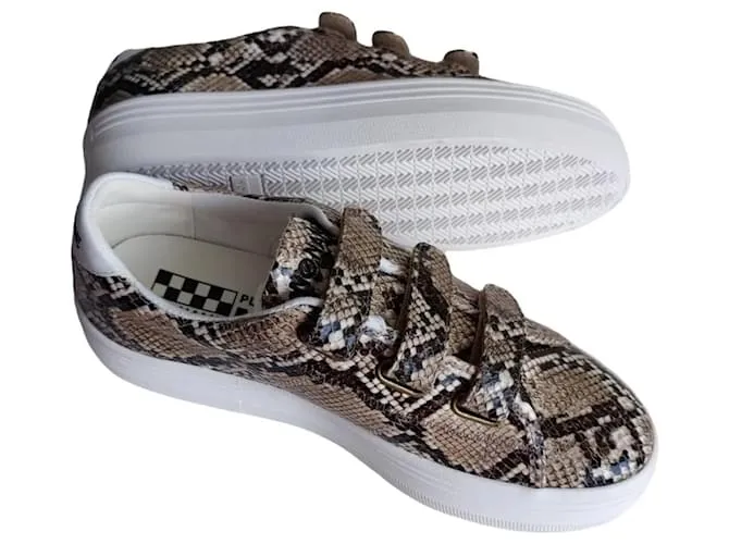 Nueve Zapatillas No Name 40 Anaconda rasguño Impresión de pitón 