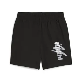 SHORT PUMA ESSENTIALS+ LOGO LAB WOVEN NEGRO 679233-01