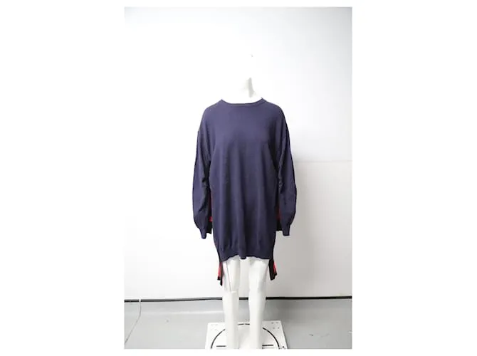Stella Mc Cartney Jersey extragrande de lana azul marino All is Love de Stella McCartney 
