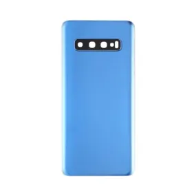 Tapa para Samsung Galaxy S10 azul con lente