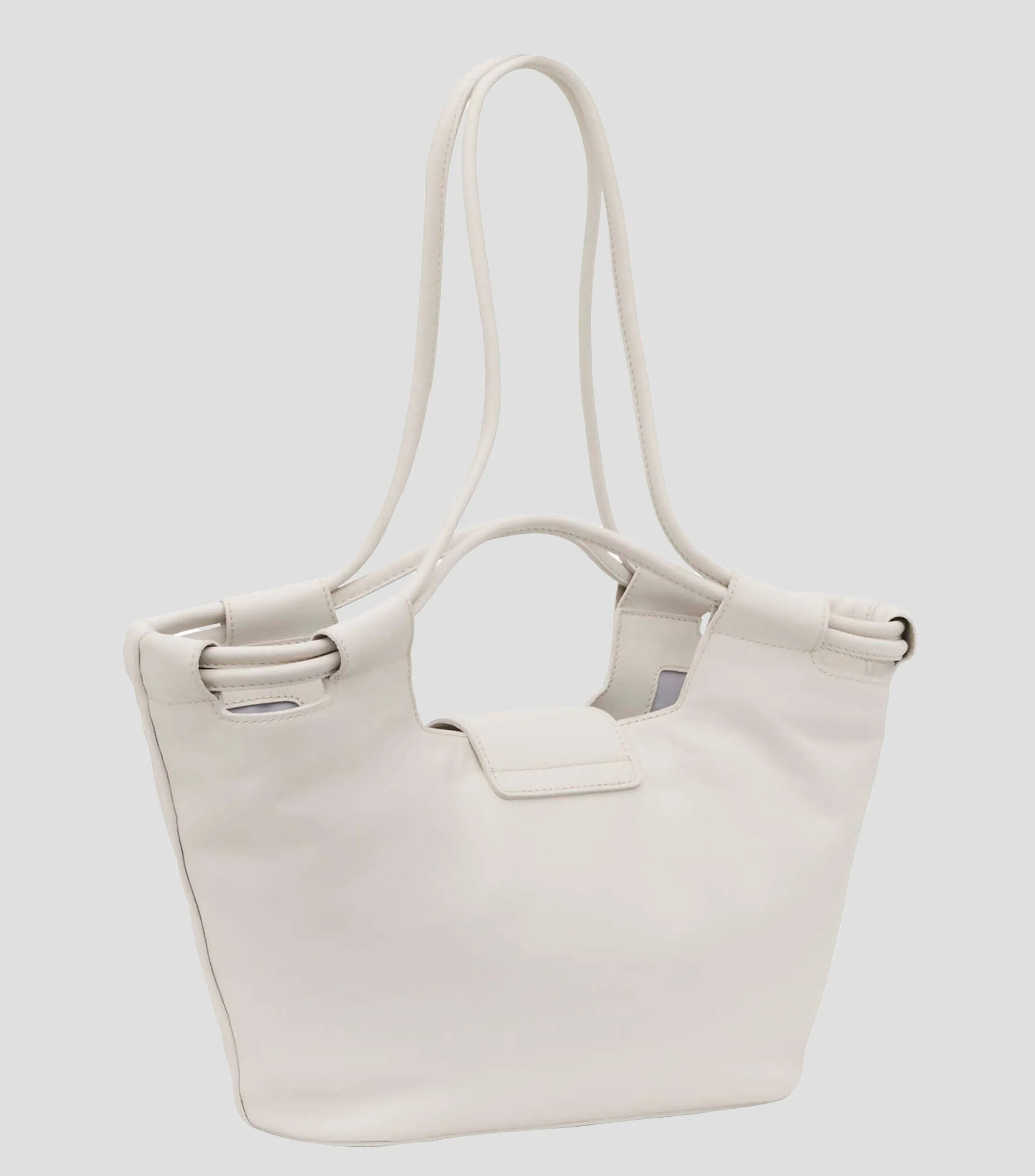 Tous Bolso crossbody blanco en piel vacuna liso Mujer