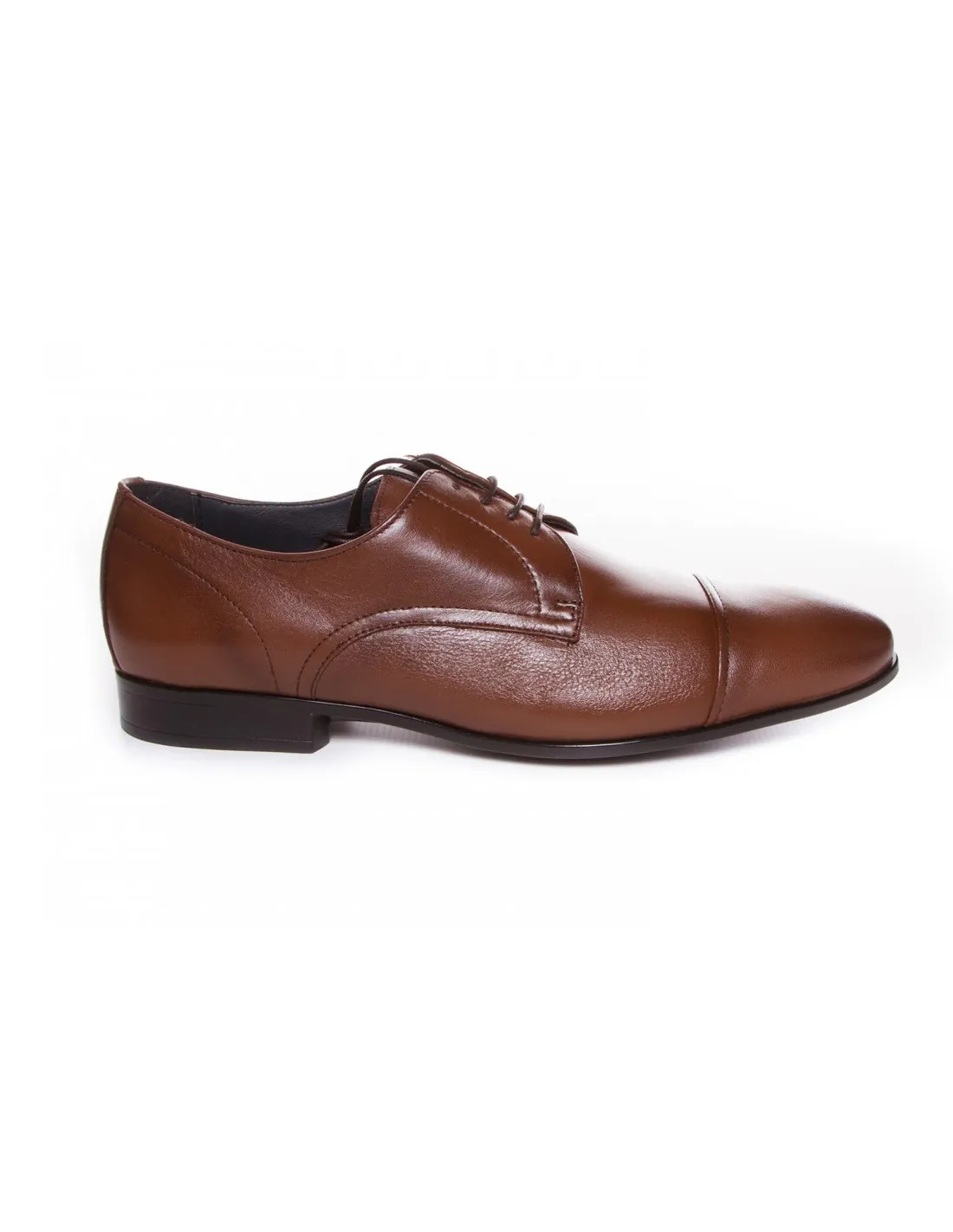ZAPATO DE VESTIR MARRON PIEL -