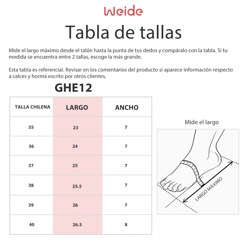Zapatos Taco Mujer Ignacia Negro Weide